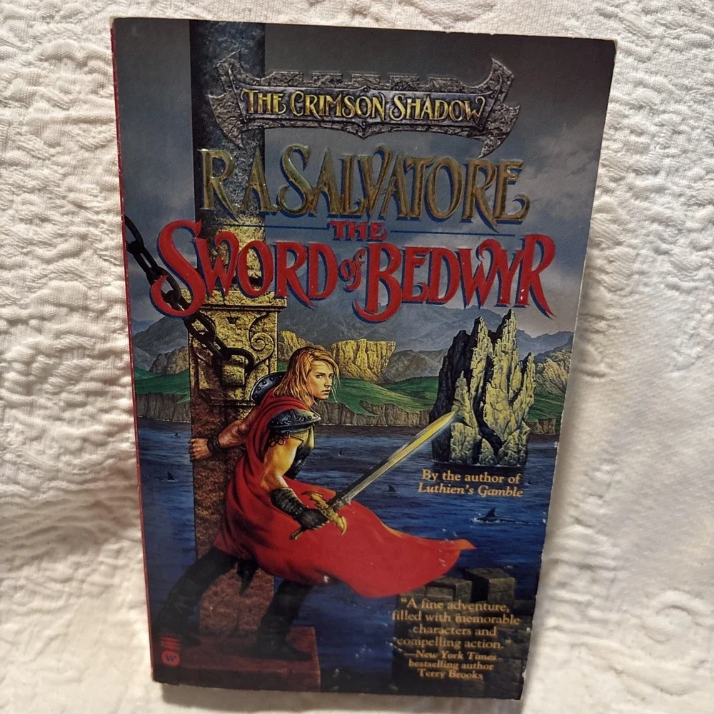 R.A. Salvatore The Sword of Bedwyr Paperback The Crimson Shadow Fantasy Novel